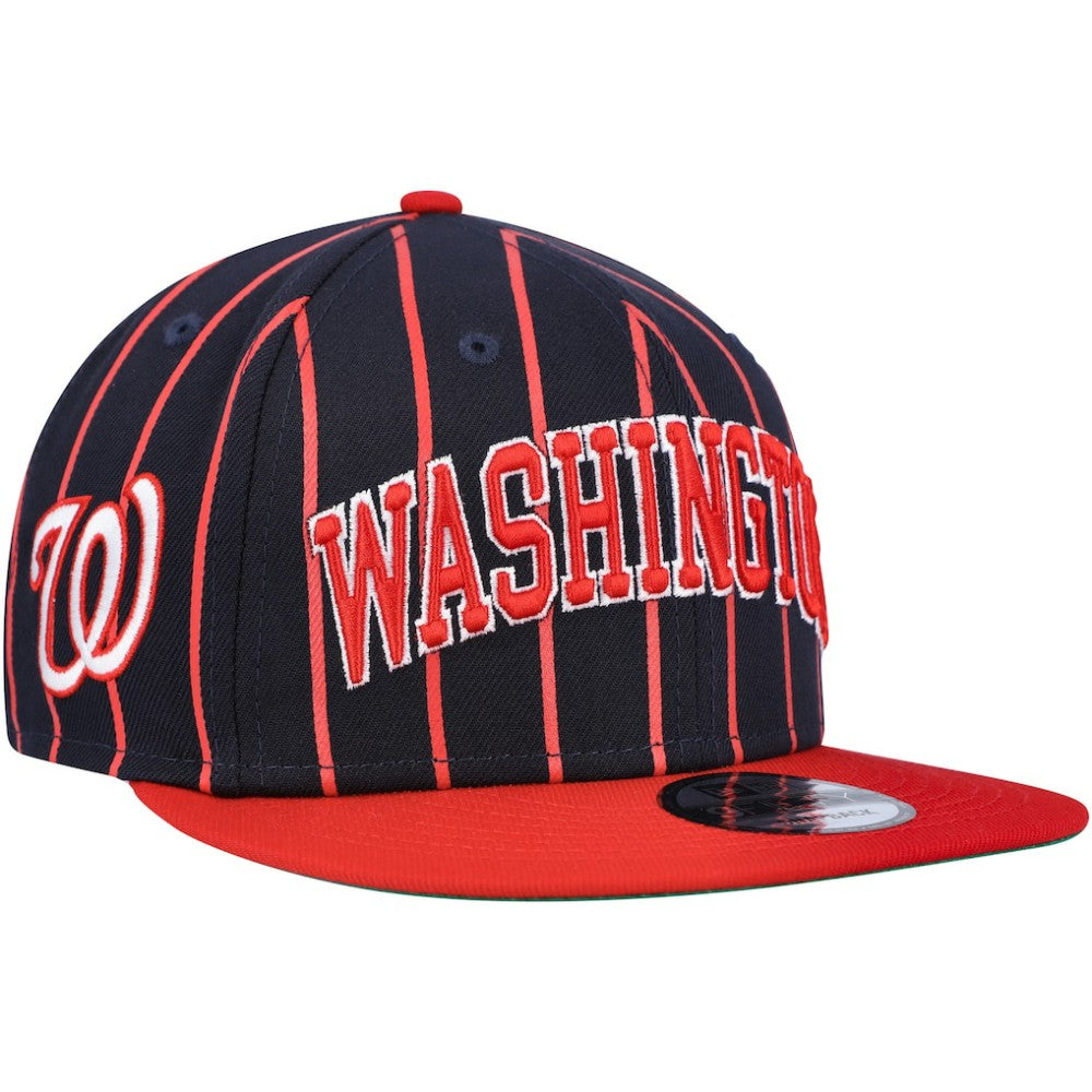 Washington Nationals New Era City Arch 9FIFTY Snapback Hat - Navy/Red - New Era Discount