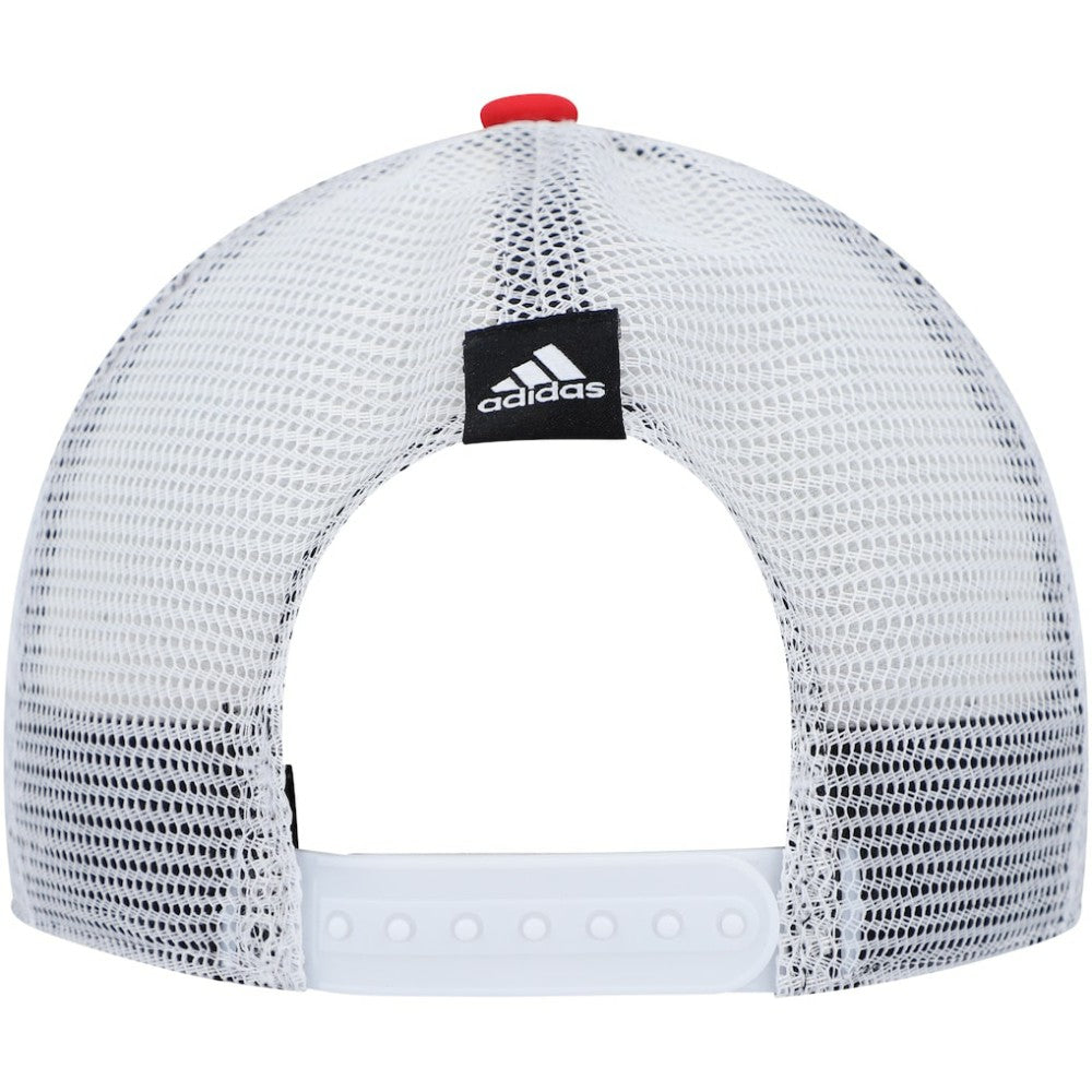Chicago Blackhawks adidas Women's Graphic Foam Trucker Snapback Hat - Red/White - NHL 4688372