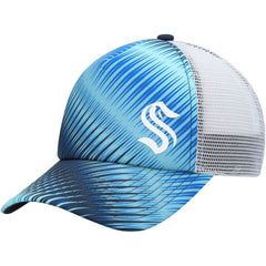 Seattle Kraken adidas Women's Graphic Foam Trucker Snapback Hat - Light Blue/White - NHL 4688389