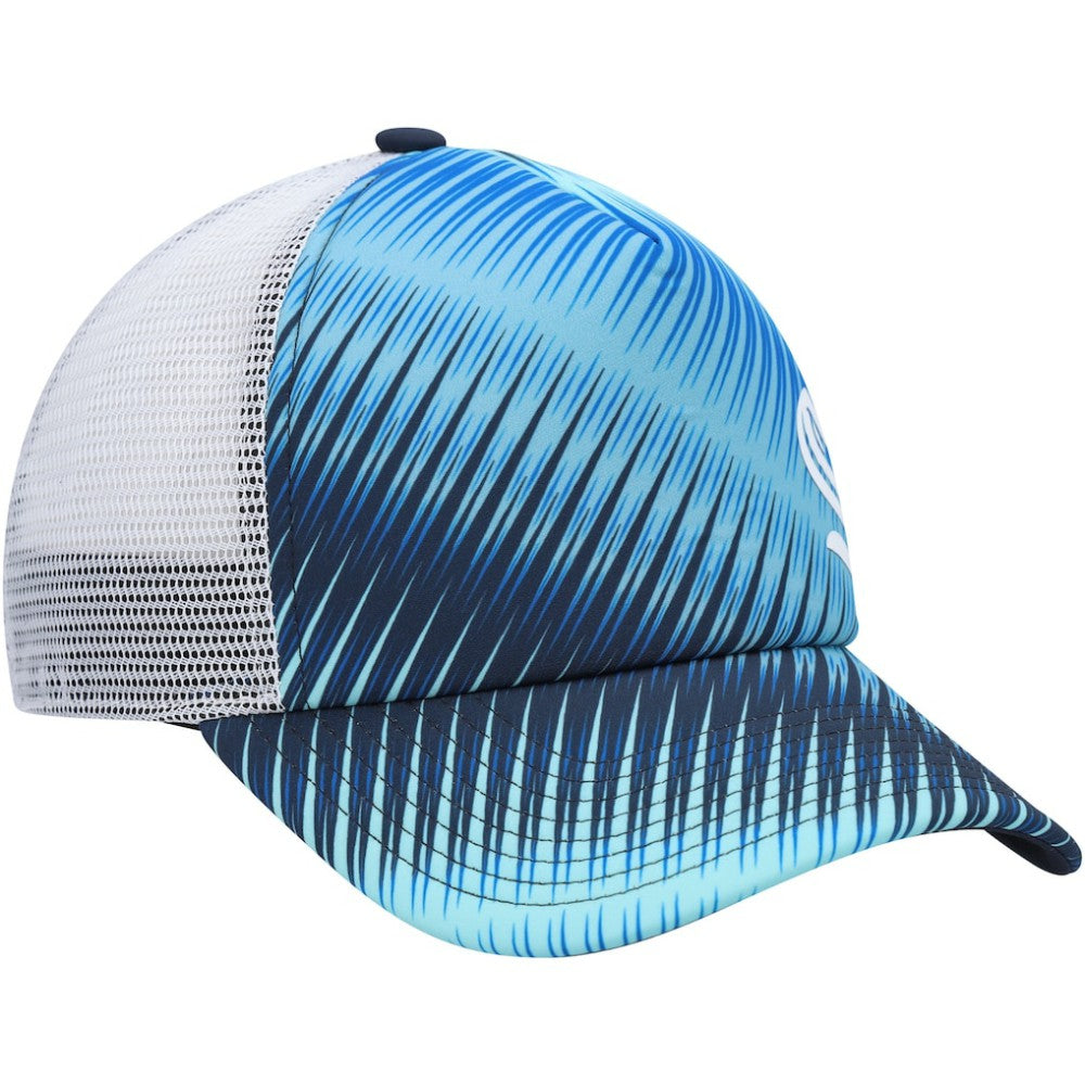 Seattle Kraken adidas Women's Graphic Foam Trucker Snapback Hat - Light Blue/White - NHL 4688389