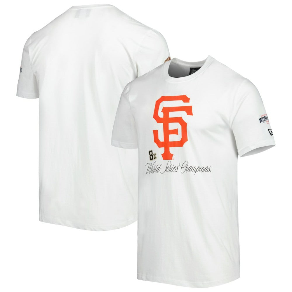 San Francisco Giants New Era Historical Championship T-Shirt - White - New Era Discount