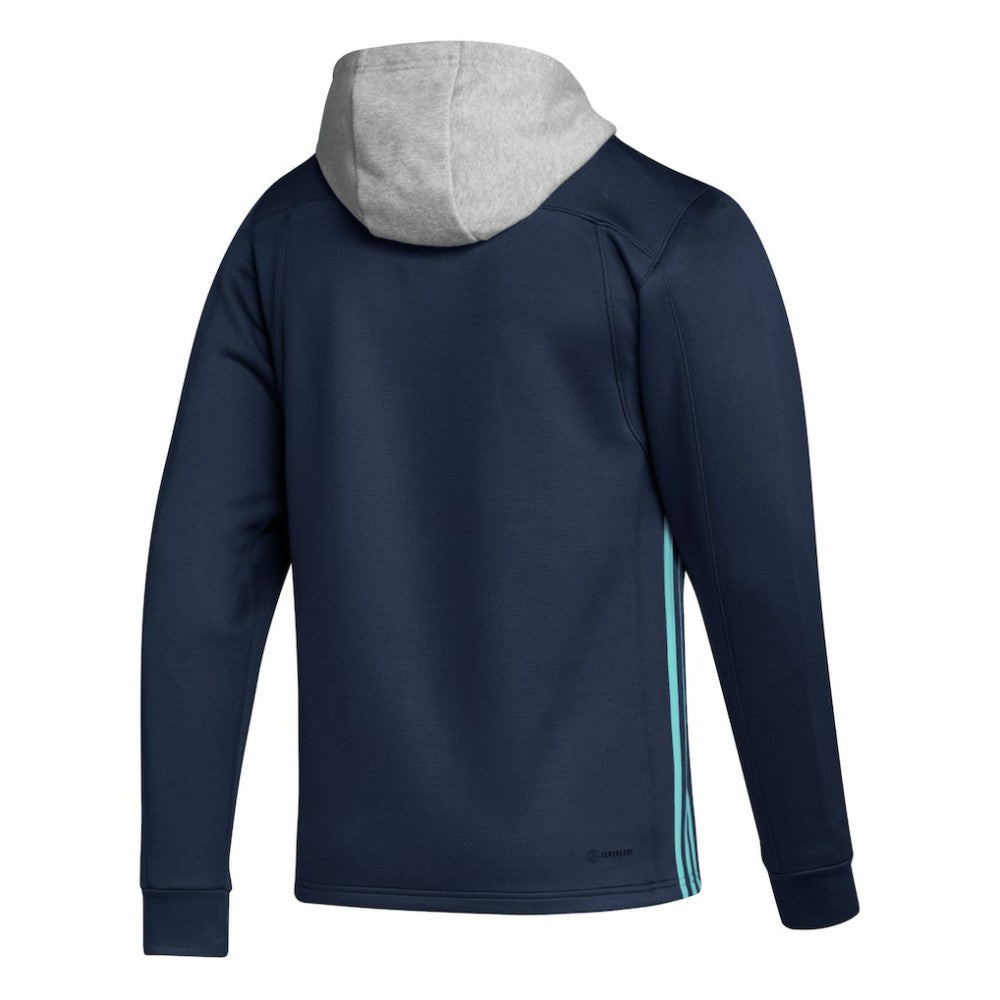 Seattle Kraken adidas Skate Lace Primeblue Team Pullover Hoodie - Deep Sea Blue - NHL 4691244