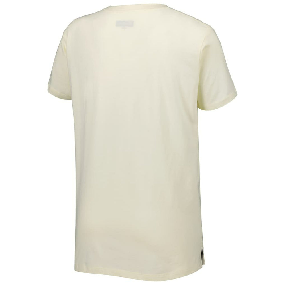 New Orleans Saints New Era Women's Chrome Sideline T-Shirt Cream