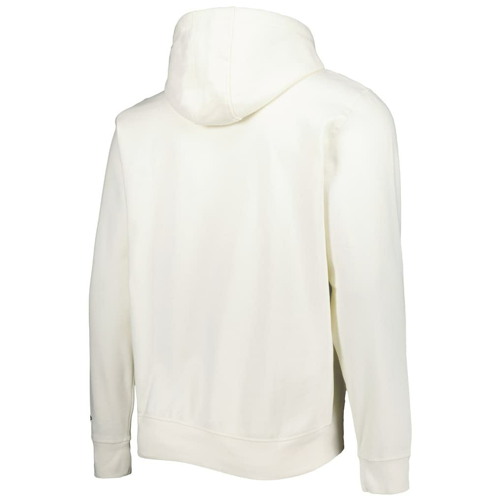 Arizona Cardinals New Era Sideline Chrome Pullover Hoodie Cream