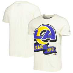 Los Angeles Rams New Era Sideline Chrome T-Shirt Cream