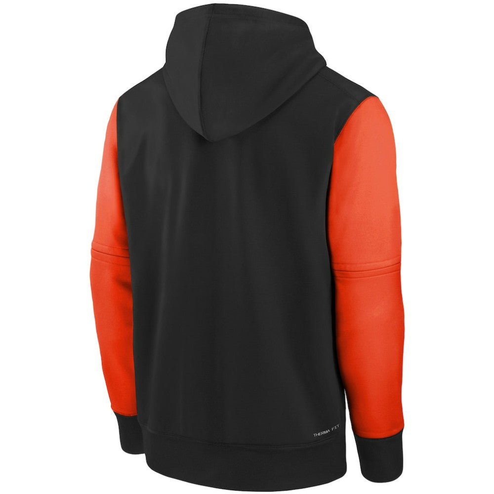 Baltimore Orioles Nike Youth Authentic Collection Performance Pullover Hoodie - Black/Orange - Nike Lifestyle