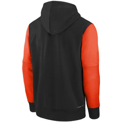 Baltimore Orioles Nike Youth Authentic Collection Performance Pullover Hoodie - Black/Orange - Nike Lifestyle