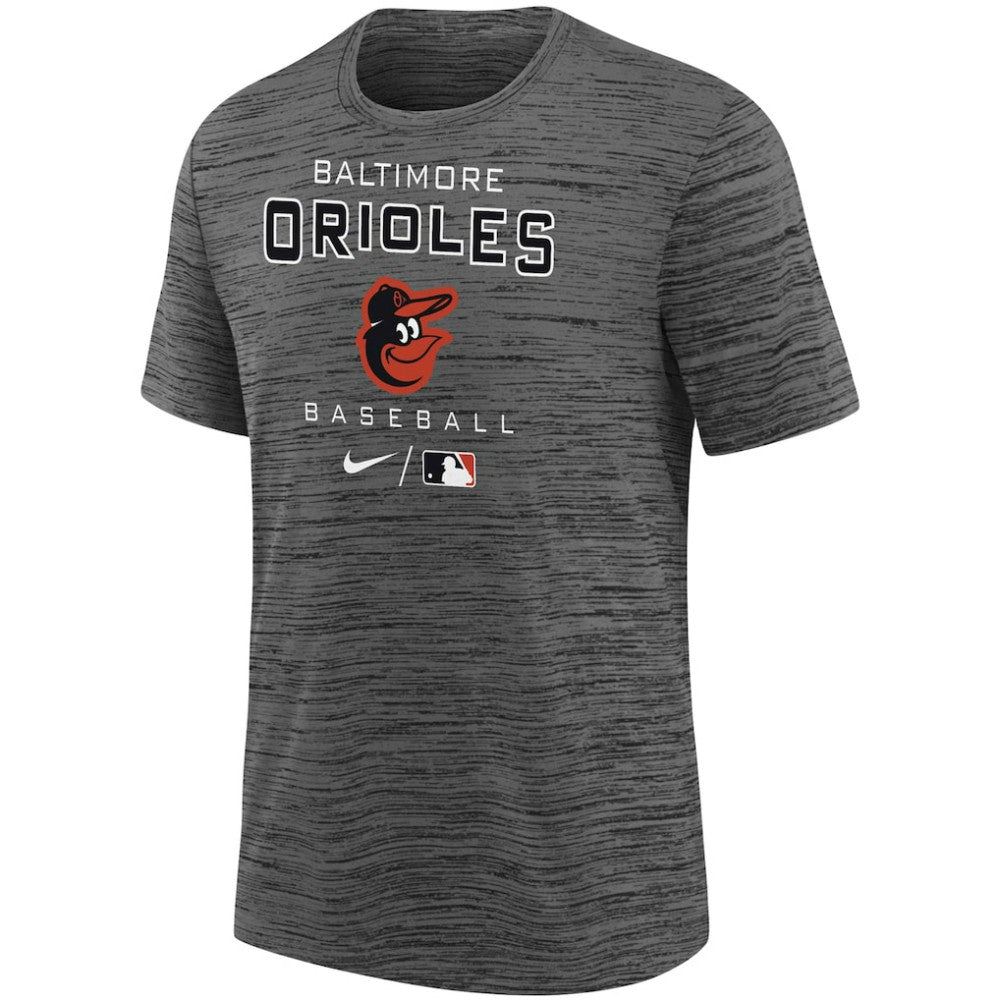 Baltimore Orioles Nike Youth Authentic Collection Practice Velocity Performance T-Shirt - Charcoal - Nike on Sale