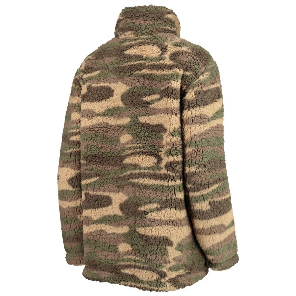 New Jersey Devils G-III Sports by Carl Banks Women's Sherpa Quarter-Zip Jacket - Camo - NHL 4692599