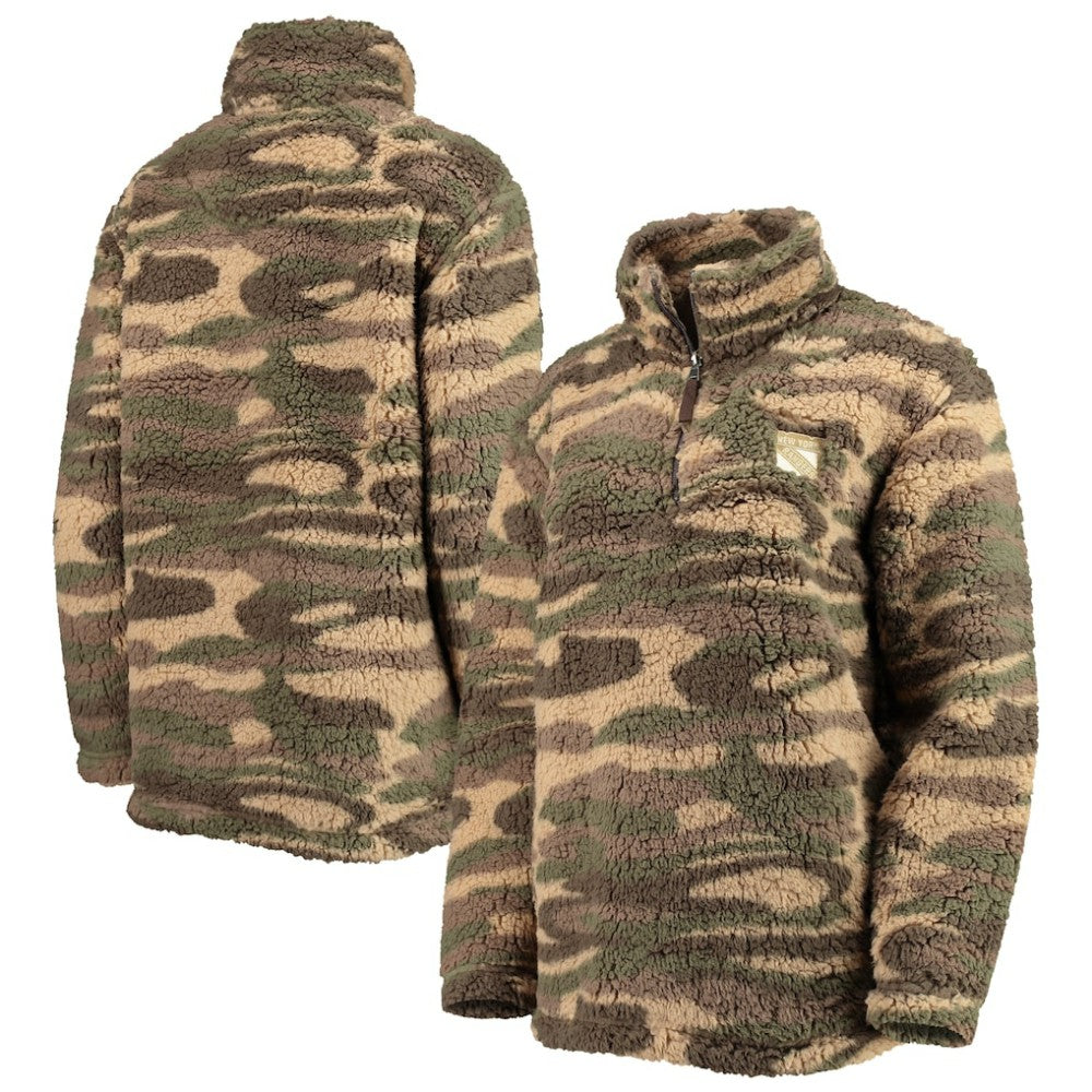 New York Rangers G-III Sports by Carl Banks Women's Sherpa Quarter-Zip Jacket - Camo - NHL 4692600
