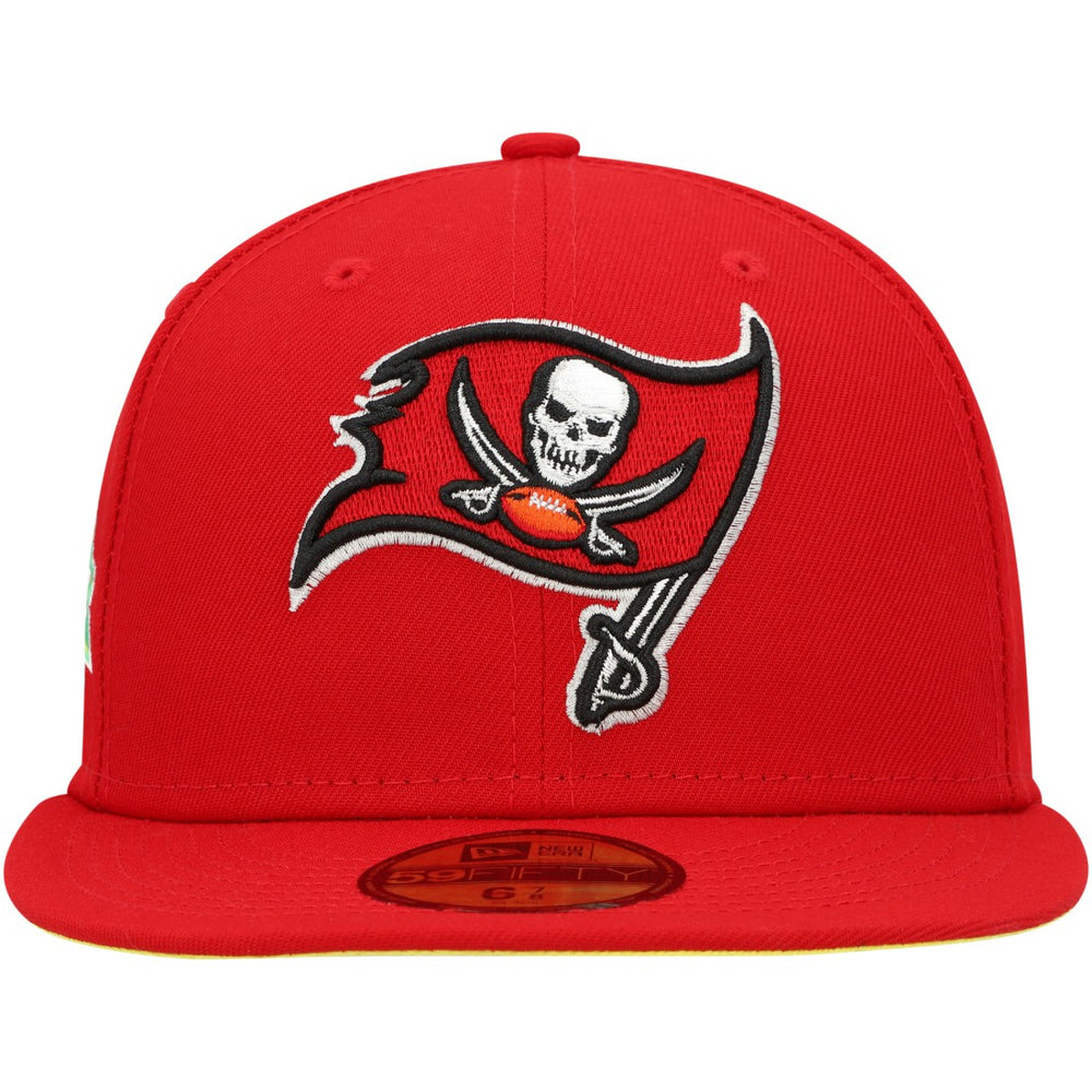 Tampa Bay Buccaneers New Era Super Bowl XXXVII Citrus Pop 59FIFTY Fitted Hat Scarlet