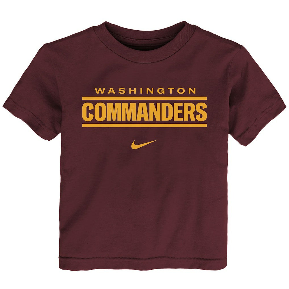 Nike Washington Commanders Preschool Wordmark T-Shirt Burgundy