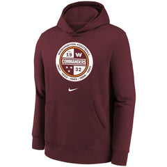 Nike Washington Commanders Youth Alternate Logo Pullover Hoodie Burgundy