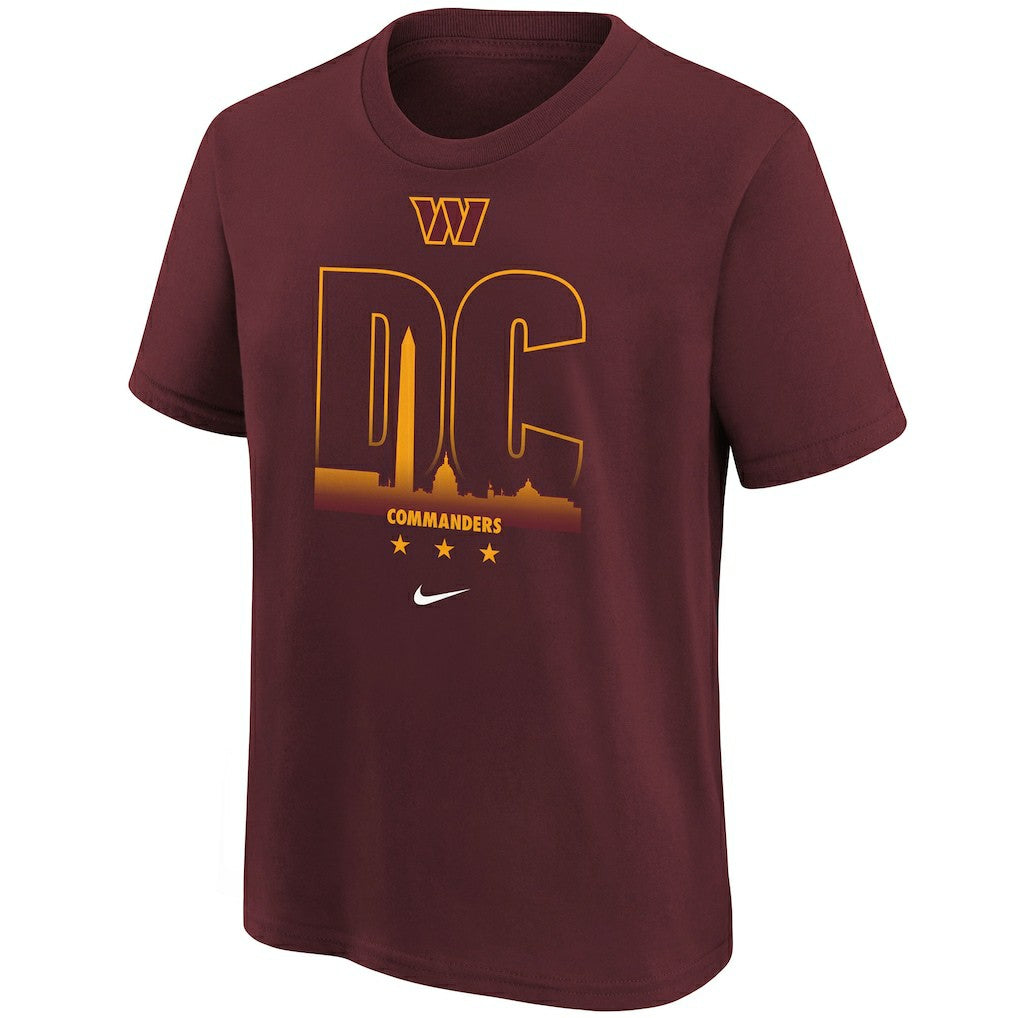 Nike Washington Commanders Youth Team City T-Shirt Burgundy