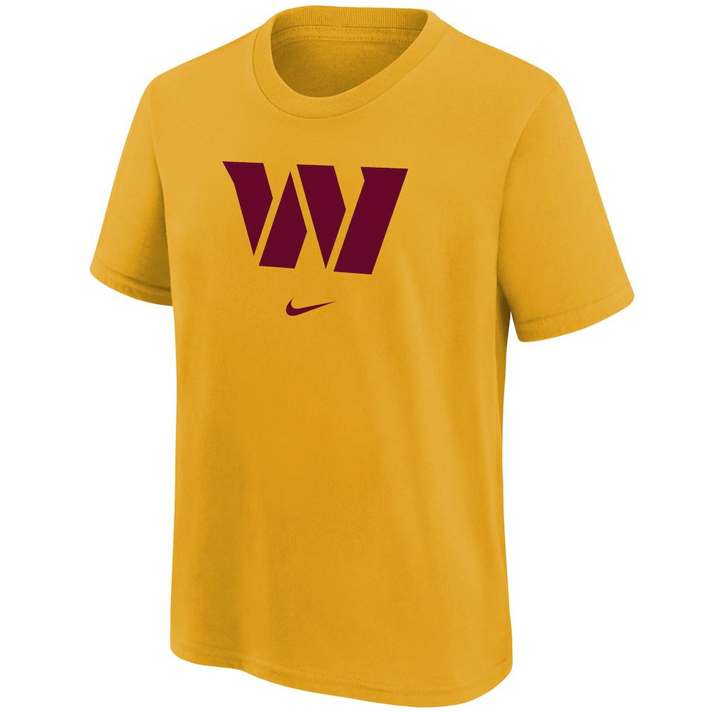 Nike Washington Commanders Youth Team Logo T-Shirt Gold