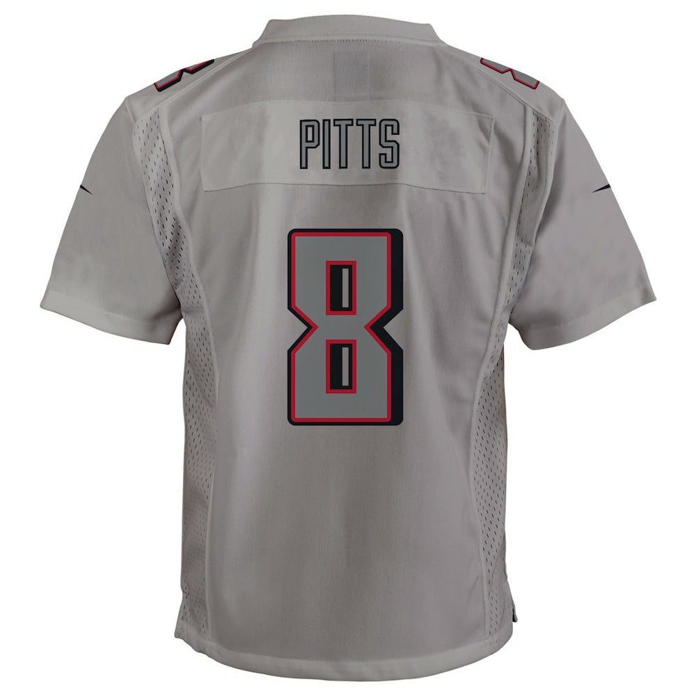 Nike Kyle Pitts Atlanta Falcons Youth Atmosphere Game Jersey Gray