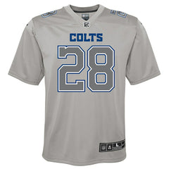 Nike Jonathan Taylor Indianapolis Colts Youth Atmosphere Game Jersey Gray