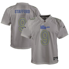 Nike Matthew Stafford Los Angeles Rams Youth Atmosphere Game Jersey Gray