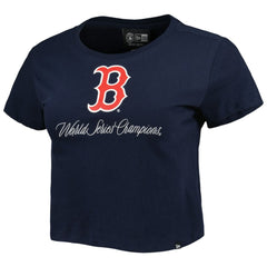 Boston Red Sox New Era Women's Historic Champs T-Shirt - Blue - New Era Lifestyle