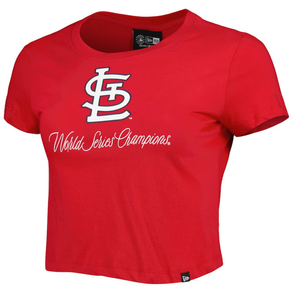 St. Louis Cardinals New Era Women's Historic Champs T-Shirt - Red - New Era Discount