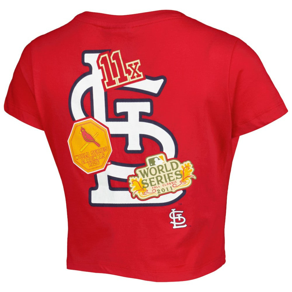 St. Louis Cardinals New Era Women's Historic Champs T-Shirt - Red - New Era Discount
