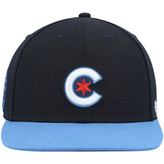 Chicago Cubs '47 2021 City Connect Captain Snapback Hat - Navy - 47 brand on Sale