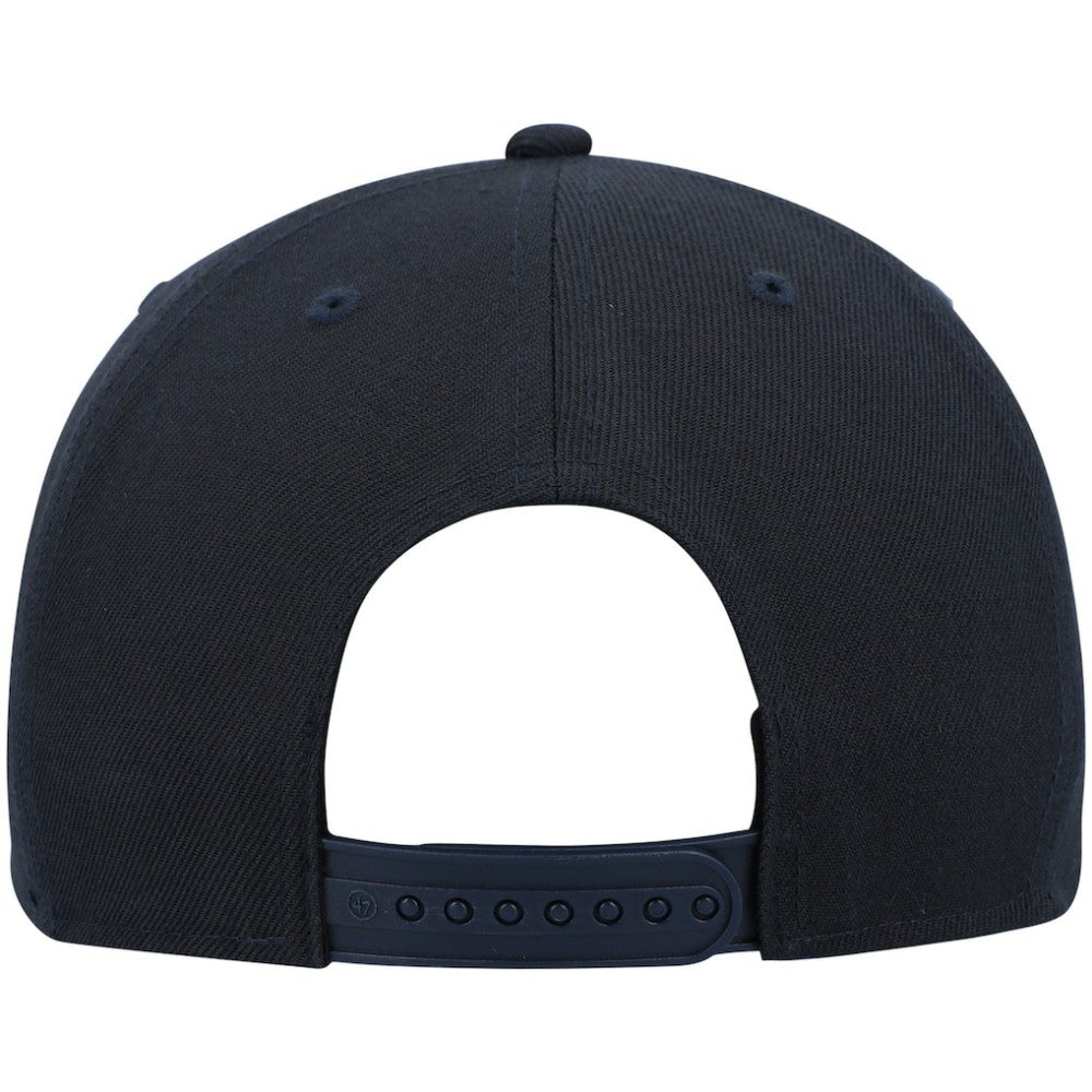 Chicago Cubs '47 2021 City Connect Captain Snapback Hat - Navy - 47 brand on Sale