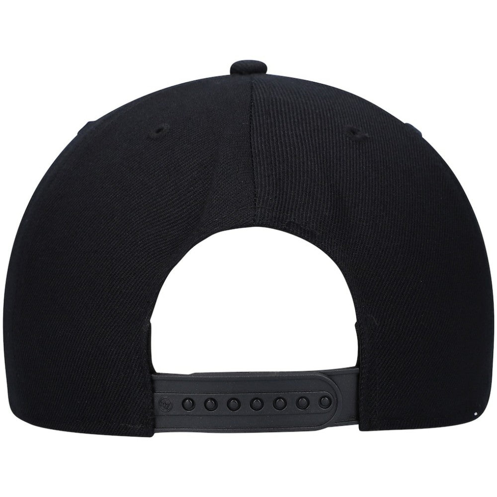 Chicago White Sox '47 2021 City Connect Captain Snapback Hat - Black - 47 brand Lifestyle