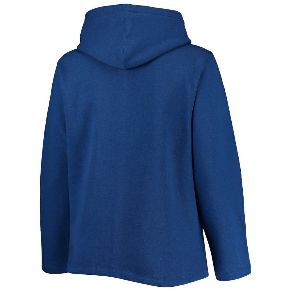 Chicago Cubs Soft as a Grape Women's Plus Size Side Split Pullover Hoodie - Royal - MLB Online
