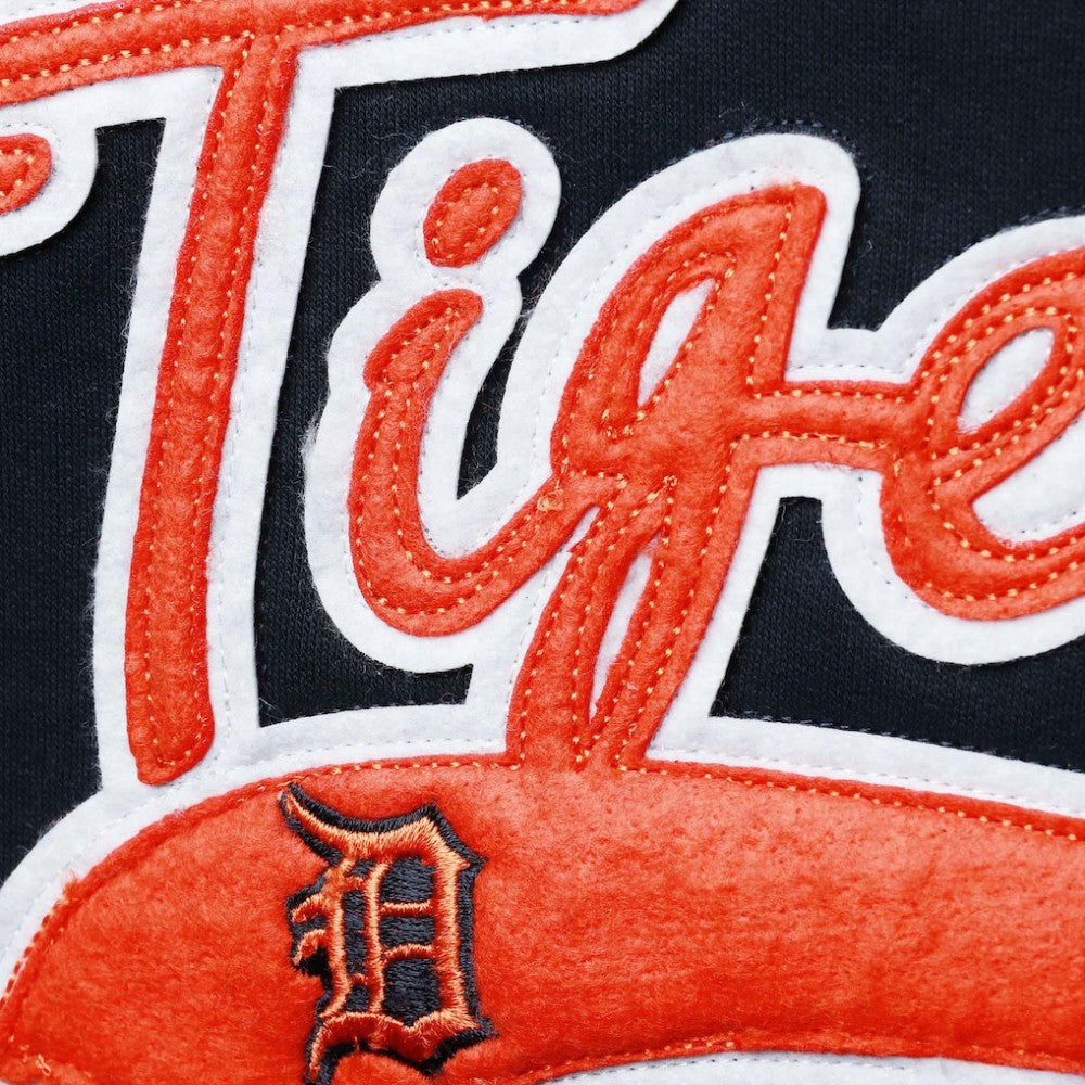 Detroit Tigers Soft as a Grape Women's Plus Size Side Split Pullover Hoodie - Navy - MLB Sale