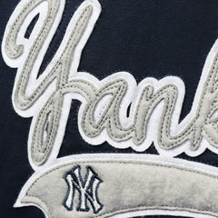New York Yankees Soft as a Grape Women's Plus Size Side Split Pullover Hoodie - Navy - MLB on Sale