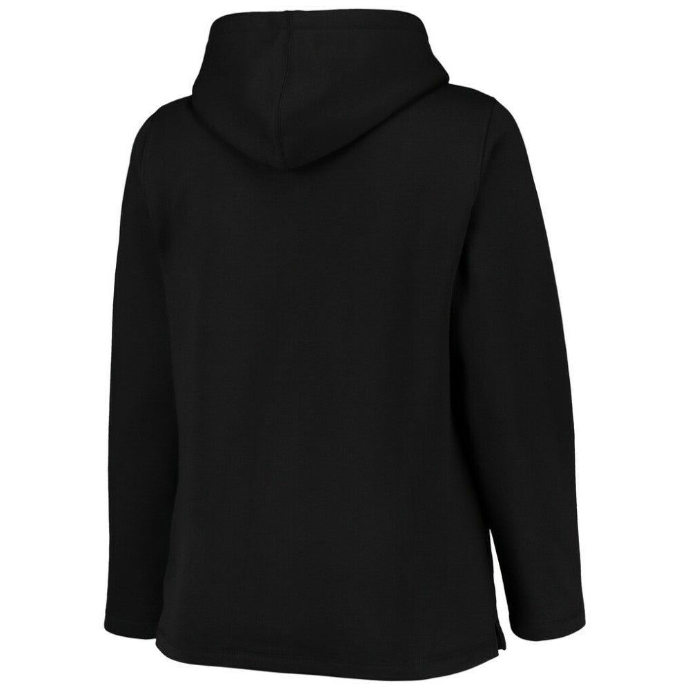 Pittsburgh Pirates Soft as a Grape Women's Plus Size Side Split Pullover Hoodie - Black - MLB Online
