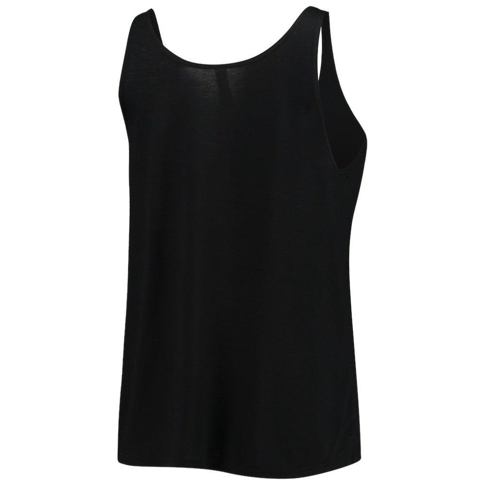 Miami Marlins Soft as a Grape Women's Slouchy Tank Top - Black - MLB on Sale