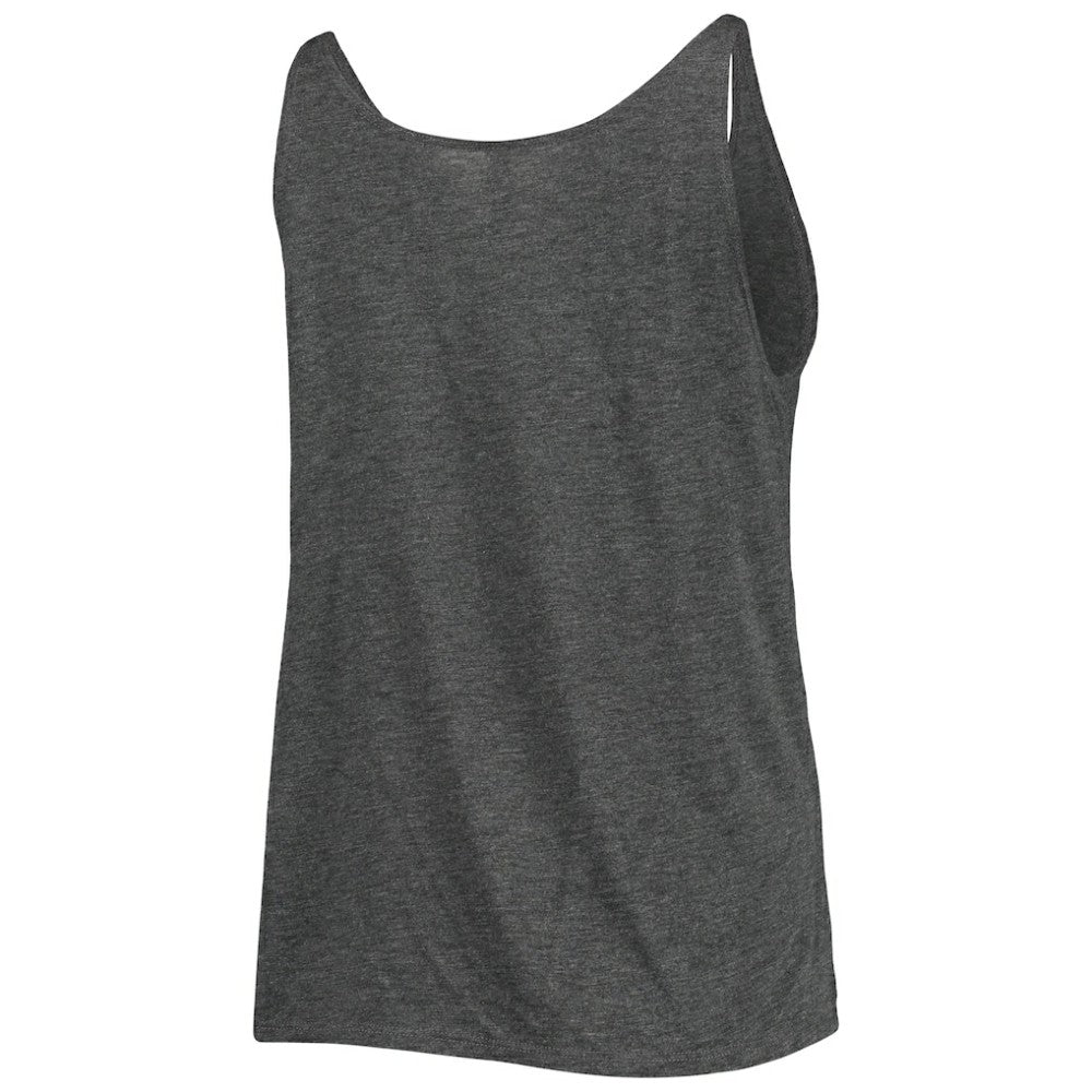 Athletics Soft as a Grape Women's Slouchy Tank Top - Heathered Charcoal - MLB Lifestyle