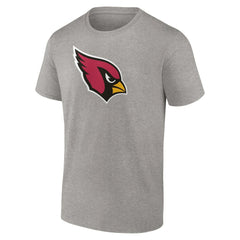 Fanatics Arizona Cardinals Primary Logo T-Shirt Heather Gray