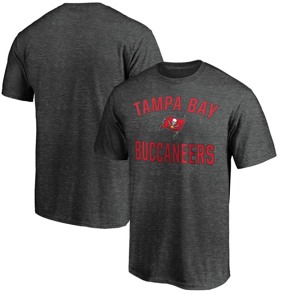 Fanatics Tampa Bay Buccaneers Victory Arch T-Shirt Heather Charcoal