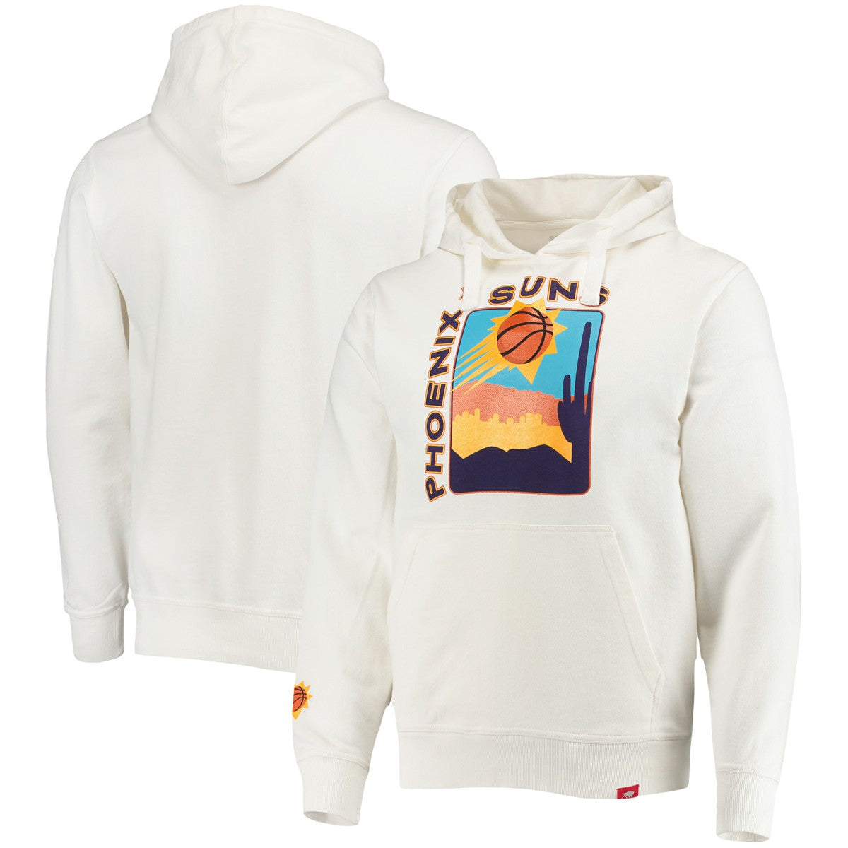 Phoenix Suns Sportiqe Street Capsule Blake Pullover Hoodie White