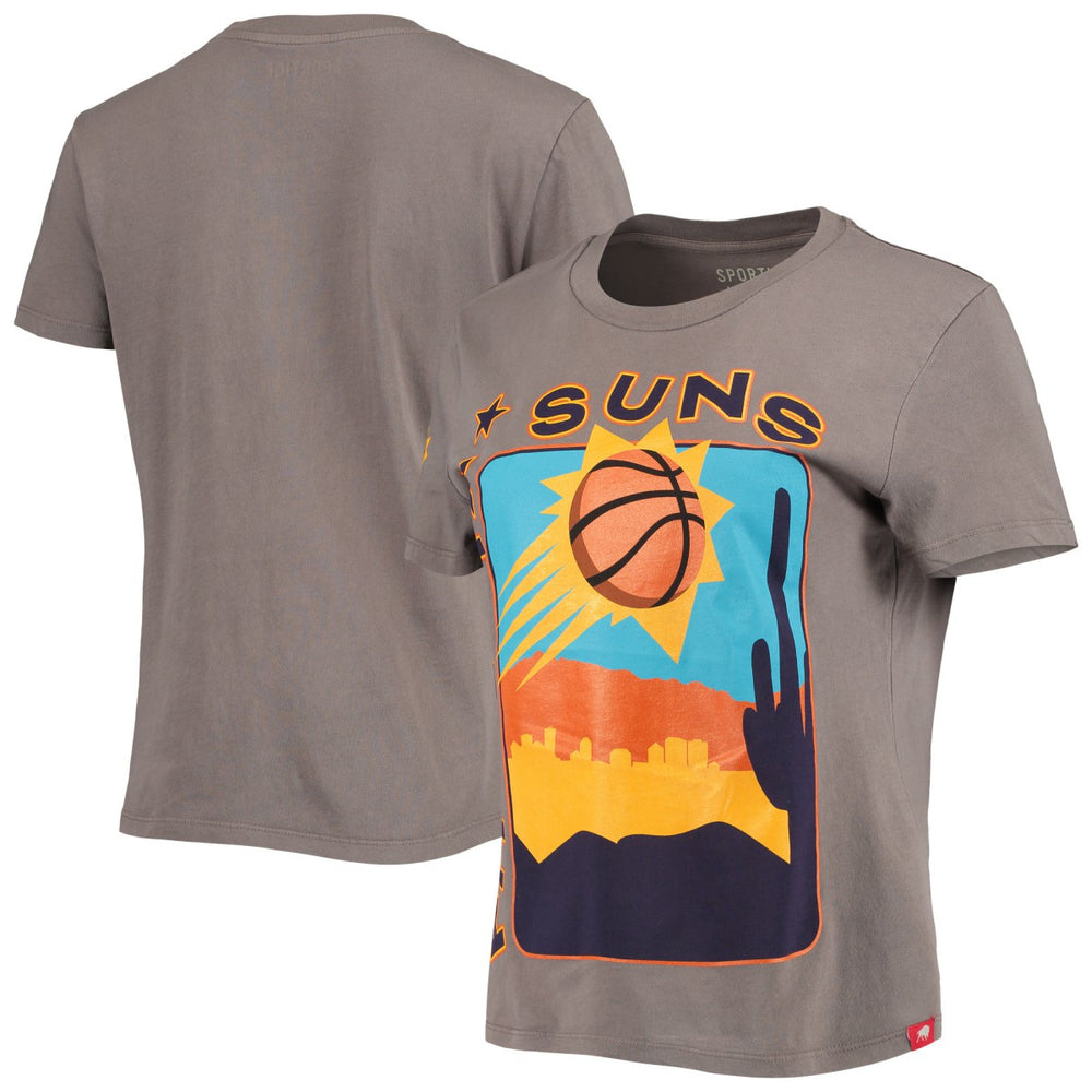 Phoenix Suns Sportiqe Women's Street Capsule Arcadia T-Shirt Charcoal