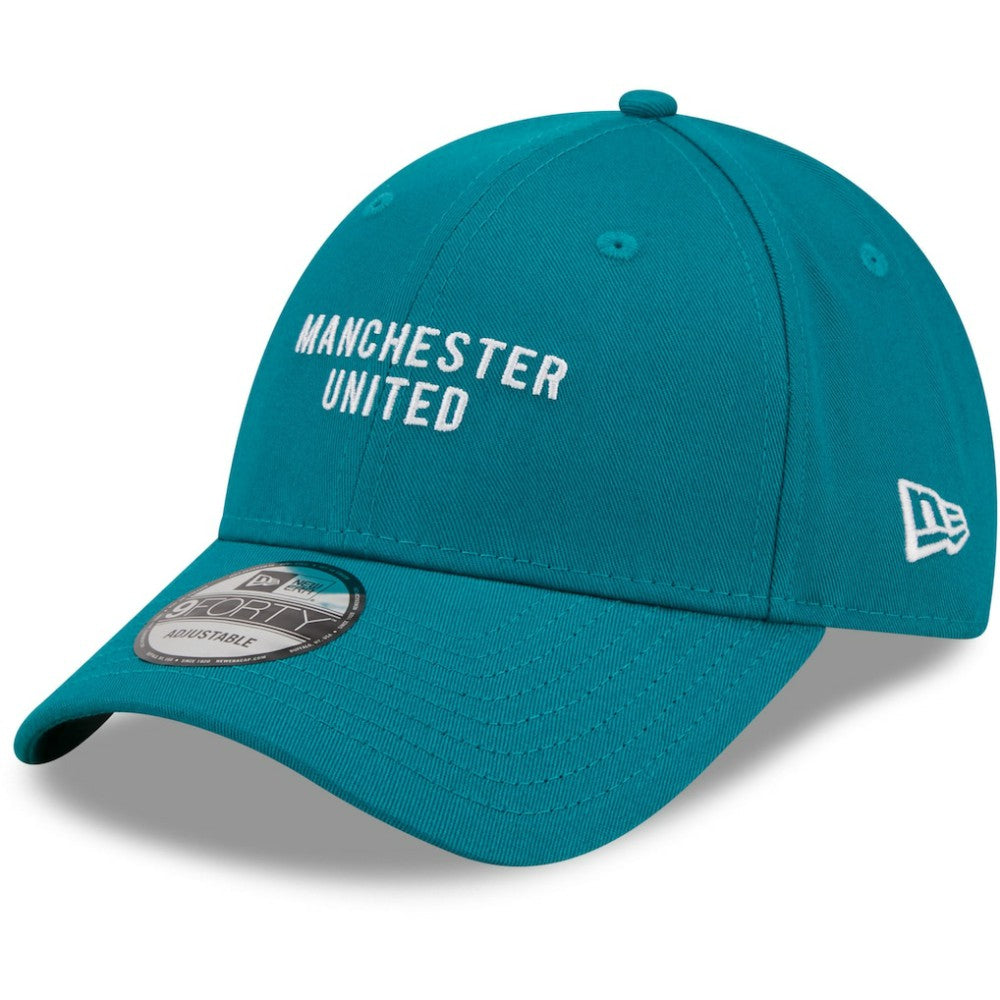 Manchester United New Era Seasonal 9FORTY Adjustable Hat Turquoise - New Era Discount