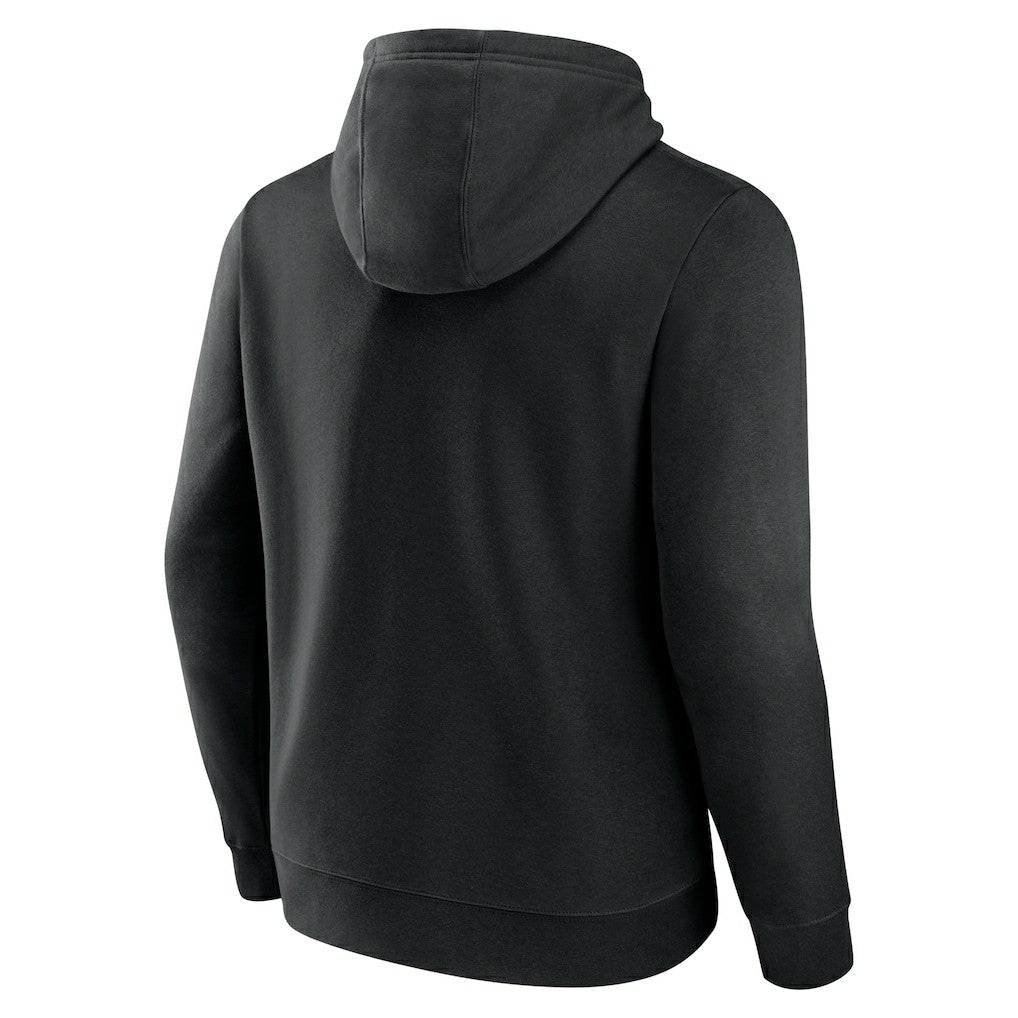 Arizona Cardinals Fade Out Fitted Pullover Hoodie Black