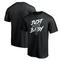 Las Vegas Raiders Just Win T-Shirt Black