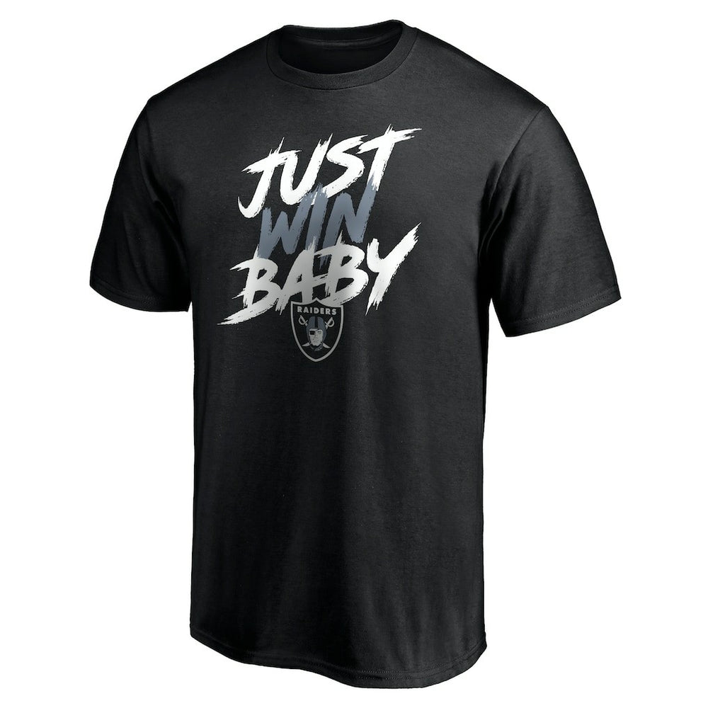 Las Vegas Raiders Just Win T-Shirt Black