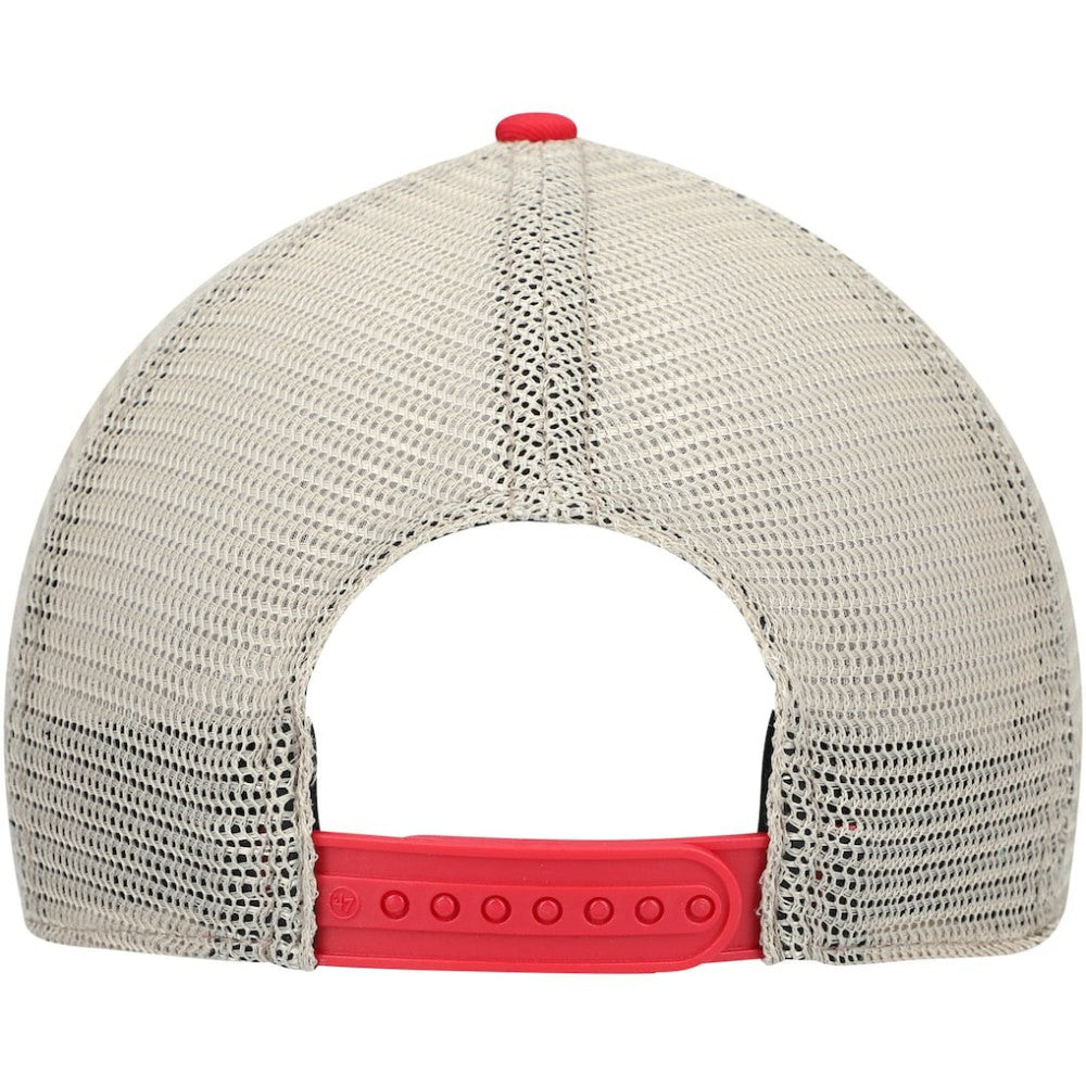 Washington Nationals '47 Trawler Clean Up Trucker Snapback Hat - Red - 47 brand Lifestyle