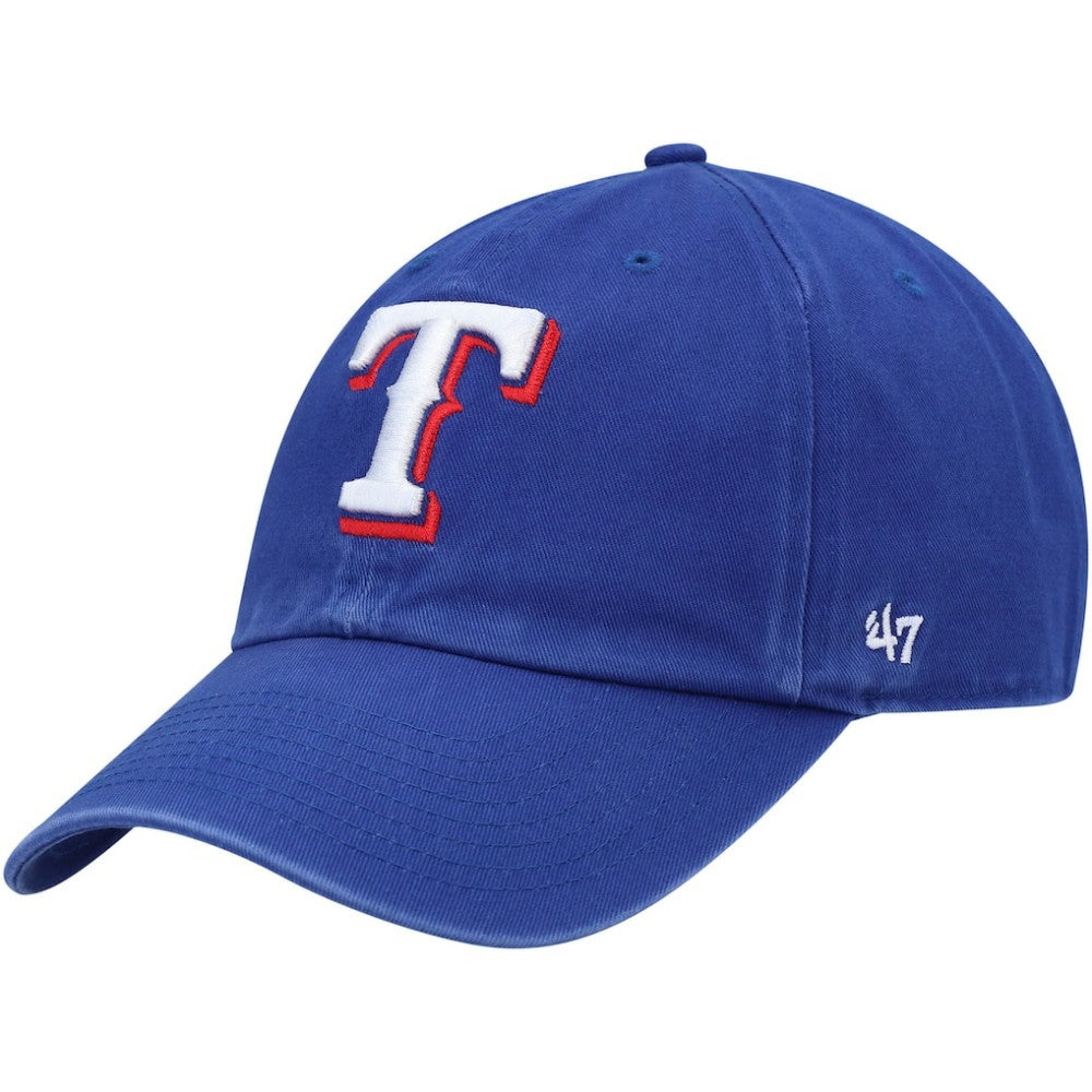 Texas Rangers '47 Clean Up Adjustable Hat - Royal - 47 brand Lifestyle