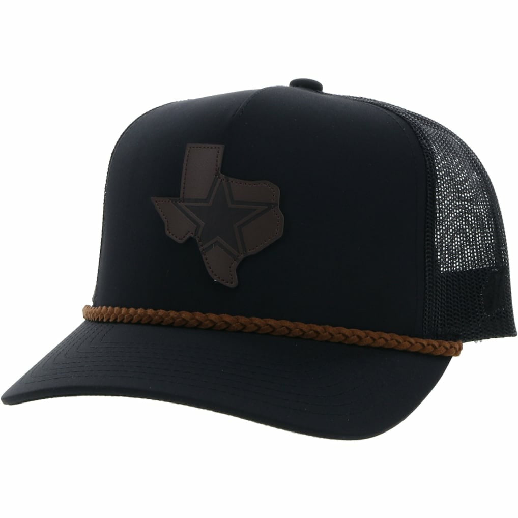 Dallas Cowboys HOOey State Patch Trucker Snapback Hat Black