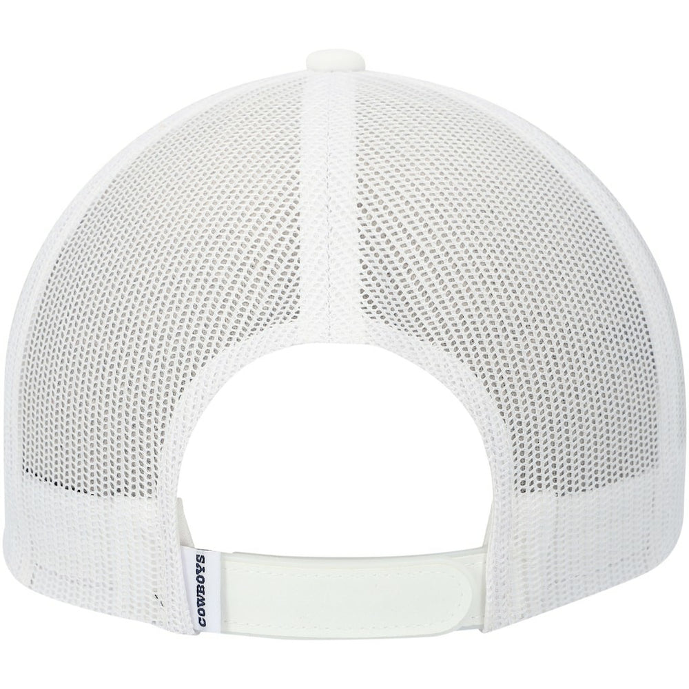 Dallas Cowboys HOOey Wordmark Rope Trucker Snapback Hat White
