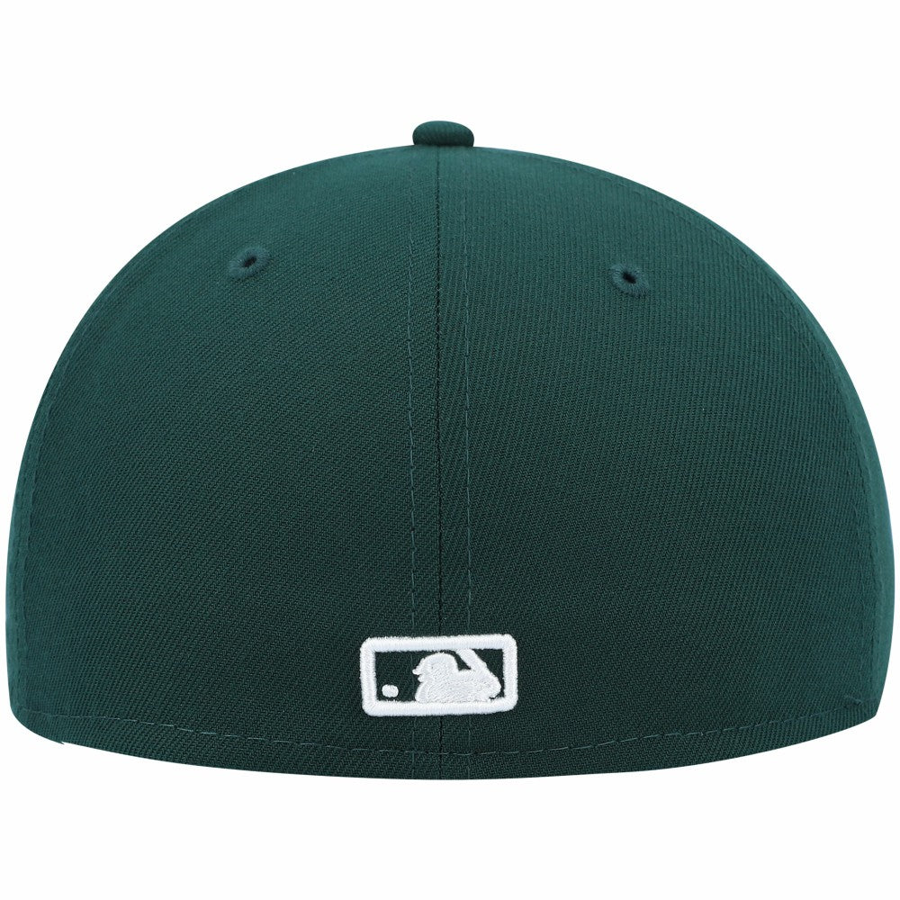 New York Yankees New Era White Logo 59FIFTY Fitted Hat - Green - New Era on Sale