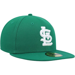 St. Louis Cardinals New Era White Logo 59FIFTY Fitted Hat - Kelly Green - New Era on Sale