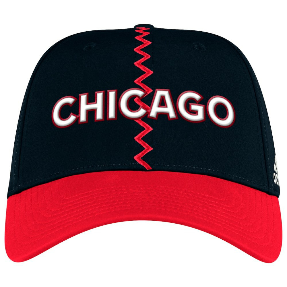Chicago Blackhawks adidas Reverse Retro 2.0 Flex Hat - Black - NHL 4708184