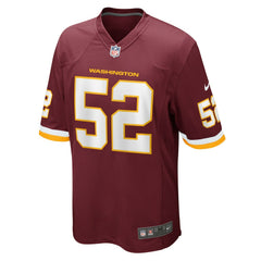 Nike Jamin Davis Washington Football Team Game Jersey Burgundy
